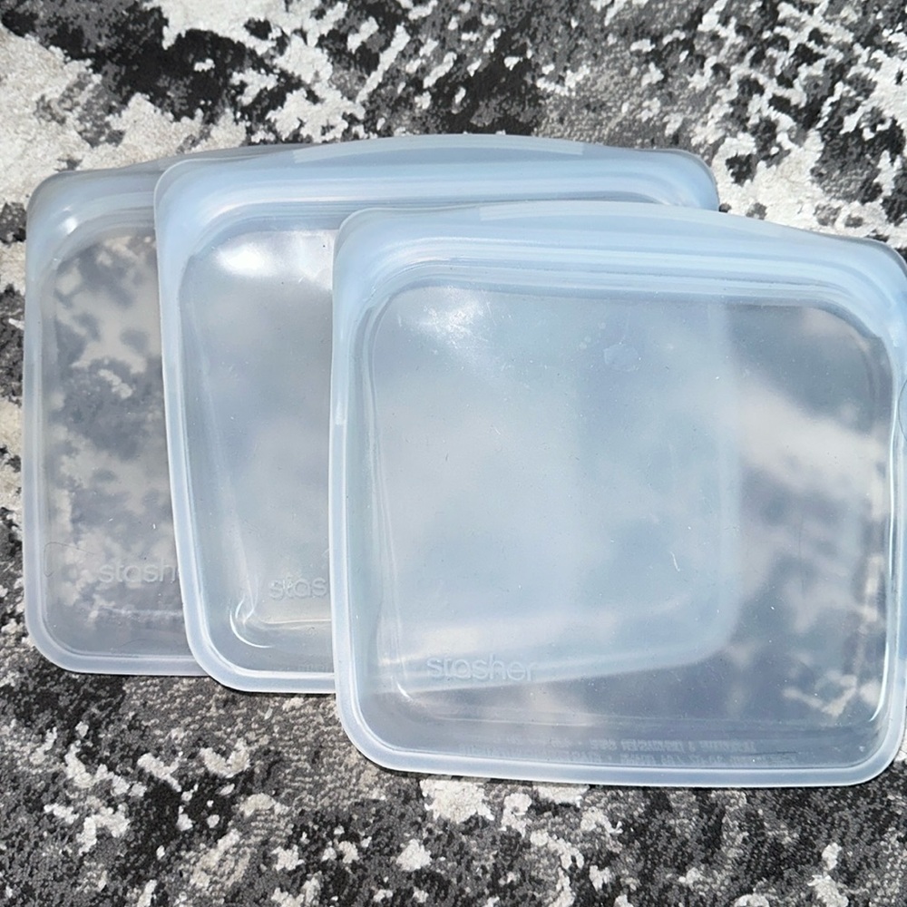 3 pack- clear stasher